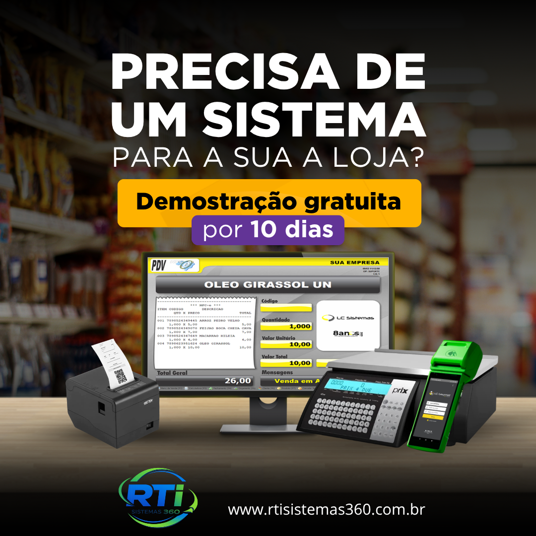 Peça promocional da RTI Sistemas 360